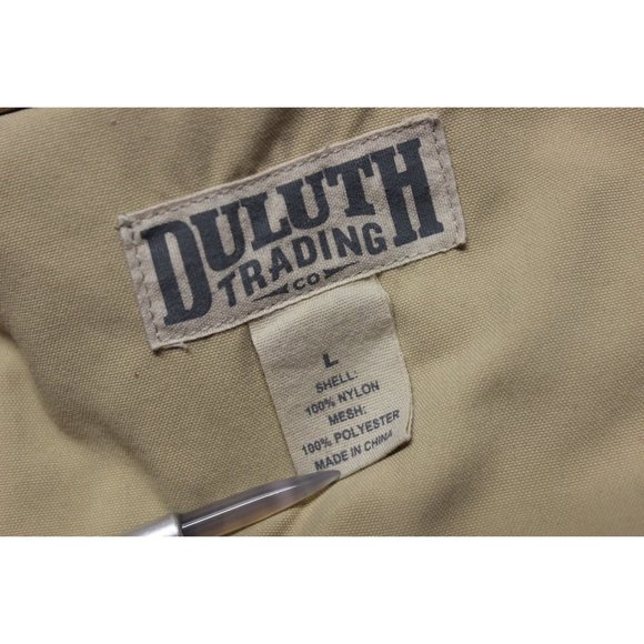 Duluth Trading men's full zip front sports utility hunting fishing vest L - Picture 7 of 11